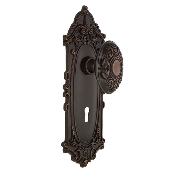 Nostalgic Warehouse Victorian Interior Mortise Door Knob with Victorian Long Plate & Reviews ...